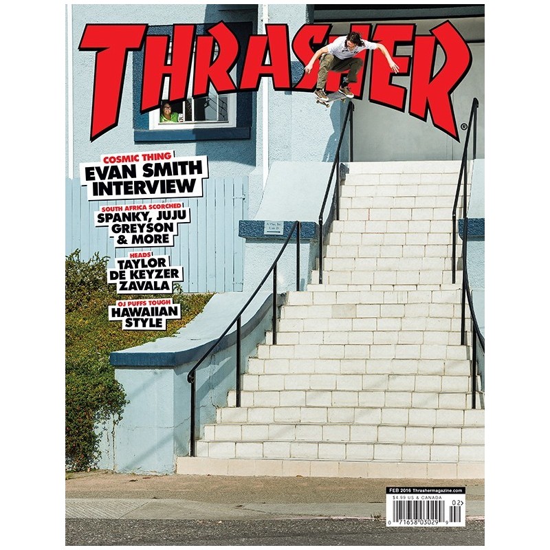 Revista THRASHER MAGAZINE - FEBRUARY 2016
