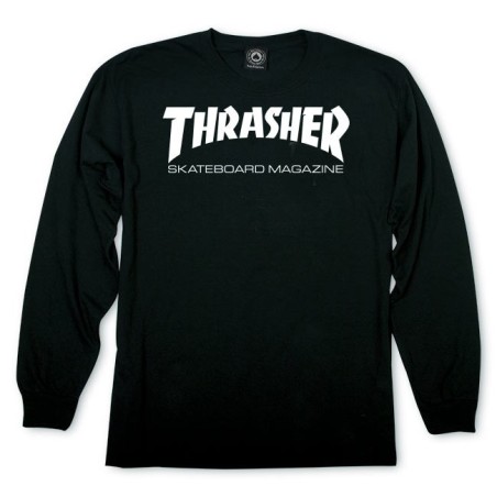 Camiseta THRASHER - SKATEMAG LONGSLEEVE BLACK