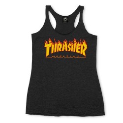 Camiseta Chica THRASHER - FLAME RACER TANK TOP