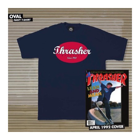 Camiseta THRASHER - OVAL Navy