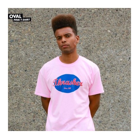 Camiseta THRASHER - OVAL Pink