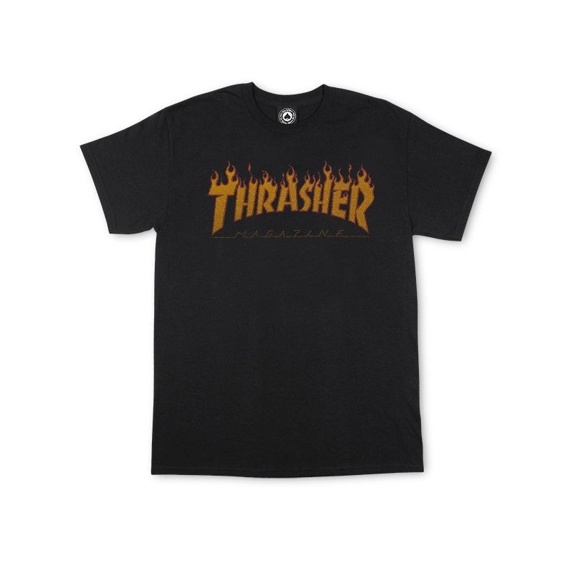 Camiseta THRASHER - FLAME HALF-TONE