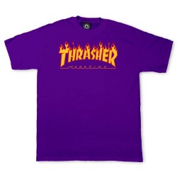 Camiseta THRASHER - FLAME PURPLE