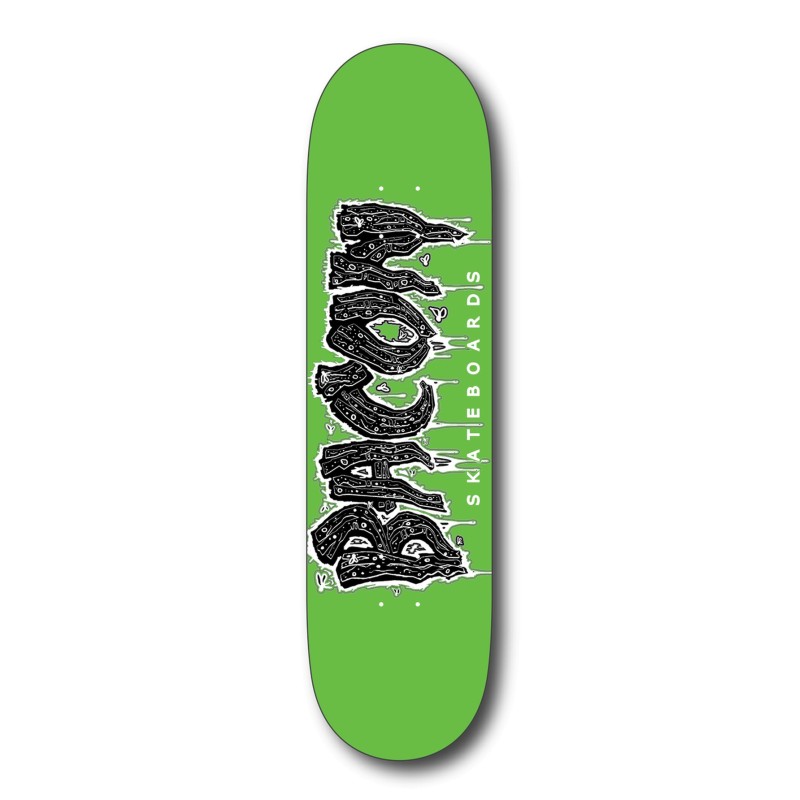 Tabla BACON SKATEBOARDS - GREEN LOGO 8.38