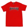 Camiseta THRASHER - FLAME LOGO RED
