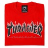 Camiseta THRASHER - FLAME LOGO RED