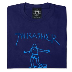 Camiseta THRASHER - GONZ NAVY v2