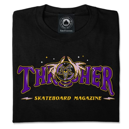 Camiseta THRASHER - FORTUNE LOGO BLACK