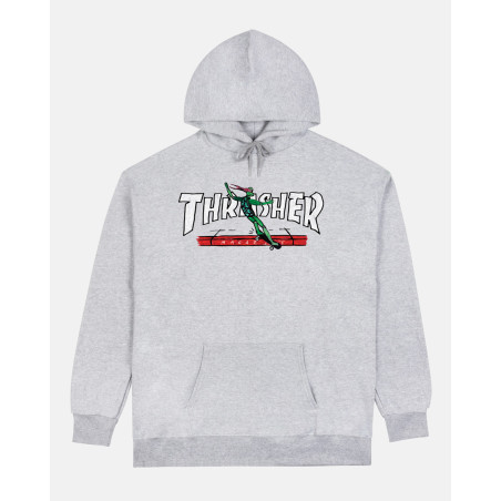 Sudadera THRASHER - RED CURB BY LSD WORLDPEACE HOOD