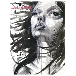 Serigrafia JUXTAPOZ - GIRL by Ben Tour