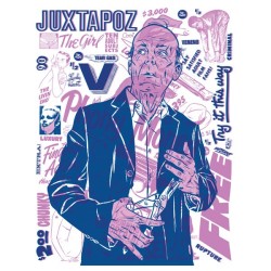 Serigrafia JUXTAPOZ - TRY IT THIS WAY By Morning Breath